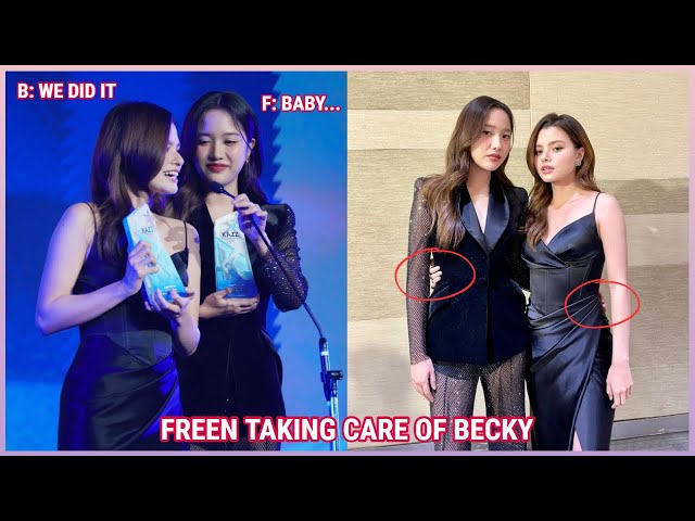 [FreenBecky] FREEN TAKING CARE OF BECKY During KAZZ AWARDS 2024 | WE DID IT BABY class=