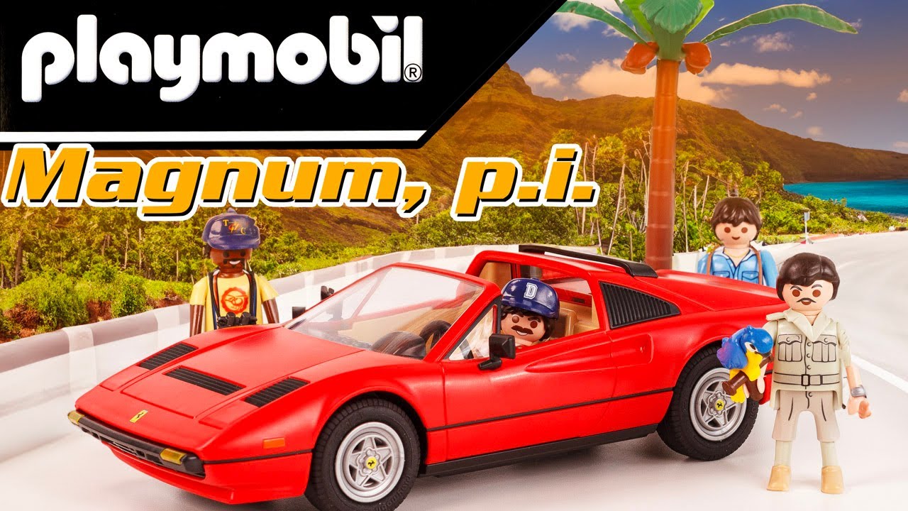 Unboxing Playmobil série TV Magnum P.I. et Ferrari 308 GTS Quattrovalvole !  C'est beau ! 