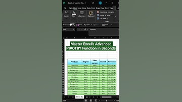 Forget Pivot Tables! Meet PIVOTBY in Excel 🔥