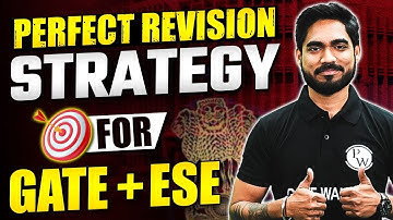 Perfect Revision Strategy For GATE + ESE