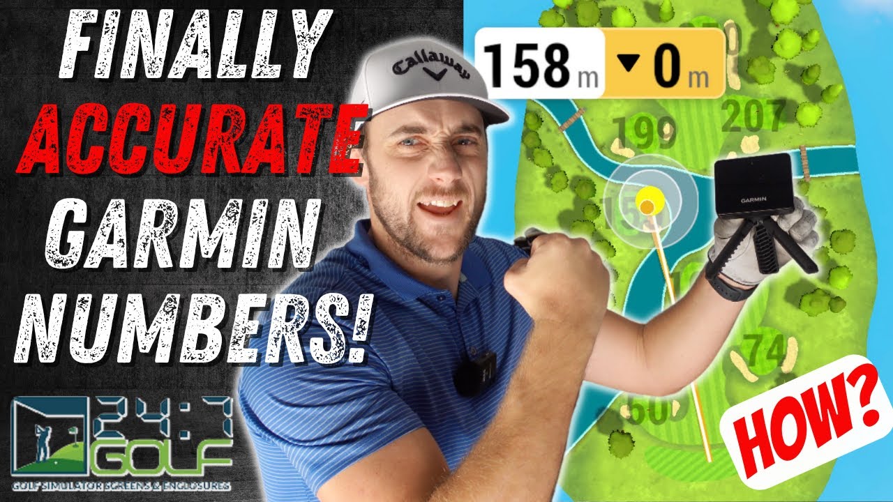 Garmin R10: FINALLY! How to Get Accurate Garmin Golf App Numbers - YouTube