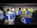 Fans create electric atmosphere at sofi stadium for rams  wild card win over cardinals