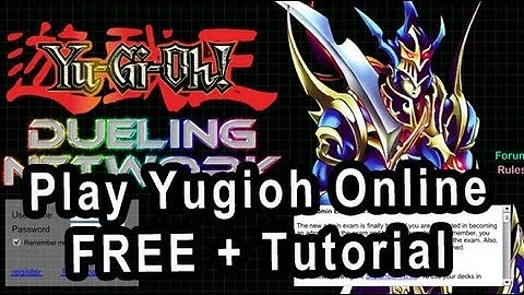 How to Play Yugioh Online Free, Welcome to Dueling Network Tutorial/Overview