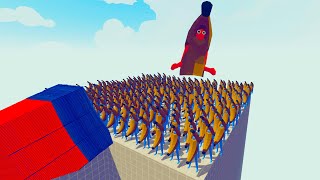 100x BANANA CATS + 1x GIANT vs 2x EVERY GOD  Totally Accurate Battle Simulator TABS