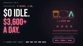 7 Ways Your AWS Lambda Bill Explodes (Serverless Cost Traps, Animated)