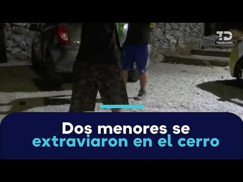 Two minors got lost on Cerro de las Noas