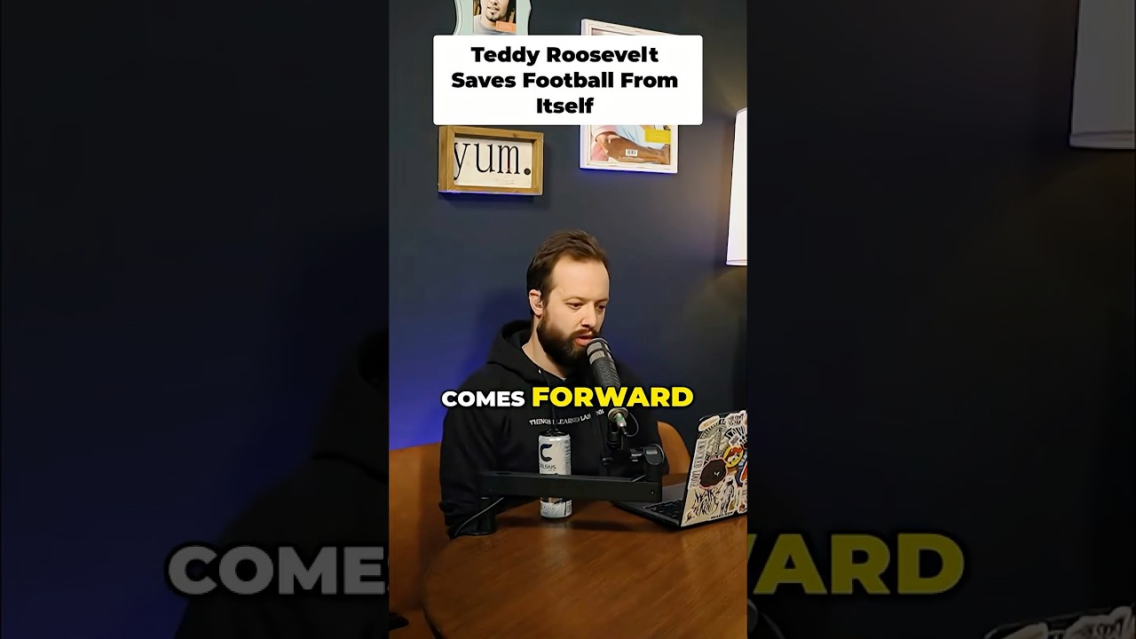 Teddy Roosevelt Saved Football: NCAA Origins #shorts