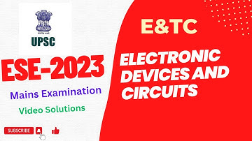 UPSC ESE Mains 2023| EDC Solution for Conventional Paper