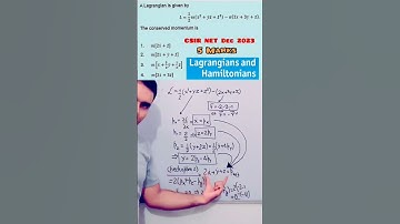 CSIR NET Physics Dec 2023 Classical Physics Solution #shorts #csirnet