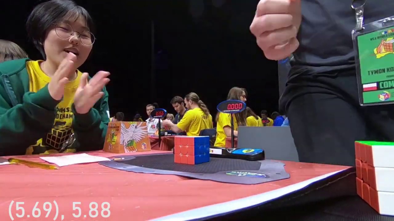 [6.43 AVG] MY FIRST COUNTING 5! WCA 2019 World Championships first round