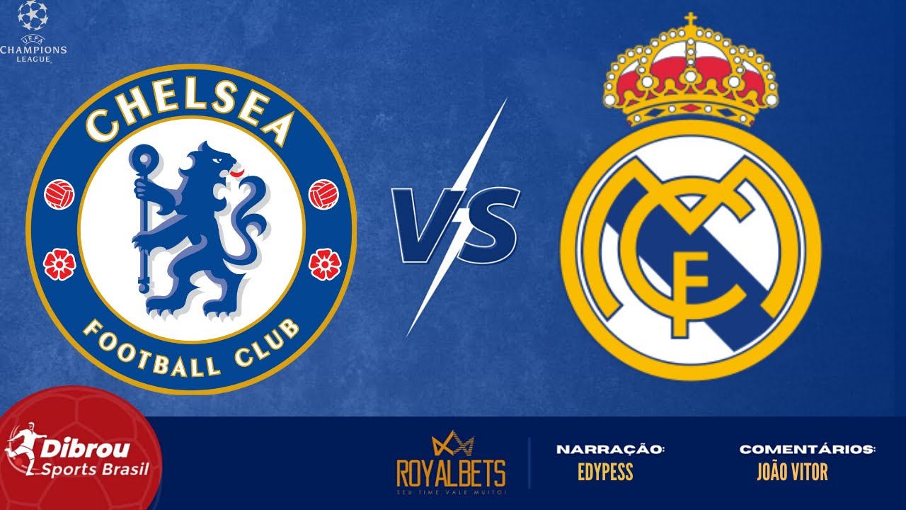 Saiba onde assistir ao jogo Real Madrid x Chelsea, de graça, pela Champions  League, hoje, 27/