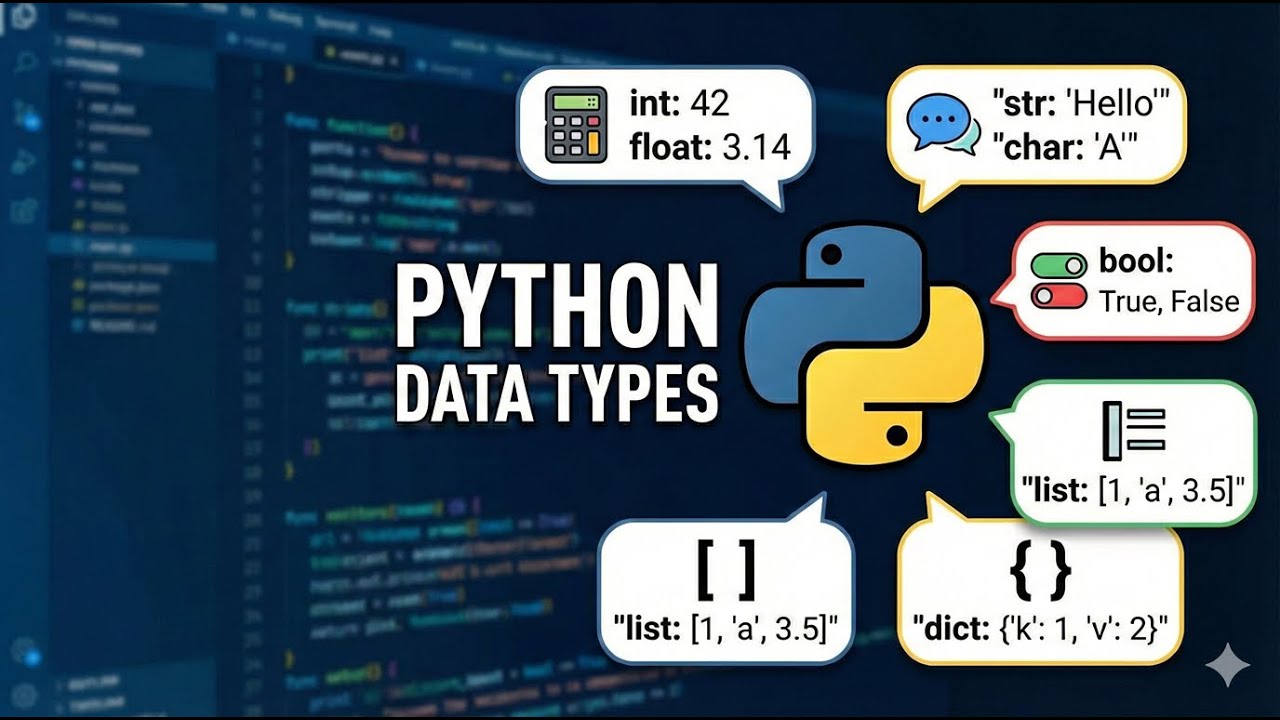 Data types in Python | Python Series #5 - YouTube