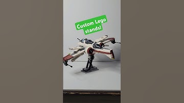 Techniques for Lego display stands! #lego #legostarwars #customlego