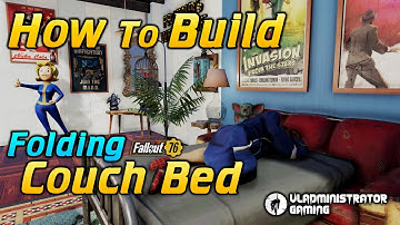 How to Build a Folding Couch Bed | Fallout 76