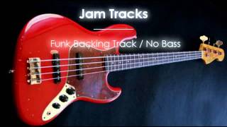 Funk Backing Track For Bass (A) chords