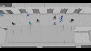 Sun Life Centre Elevator Lobby Crowds [video 2]