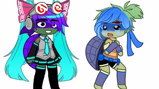 Hatsune Donnie does NOT talk to British people 😠 || Rottmnt || Gacha Club @LunarFayeLol