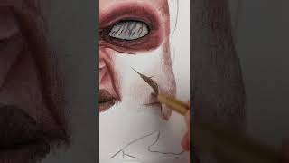😳Horror Side Is Honestly Insane… #squidagme2 #drawing #squidgamedoll #asmr #coloredpencil