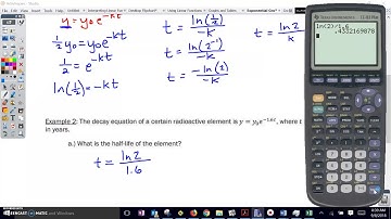 Exponential Growth and Decay  Radioactive Decay