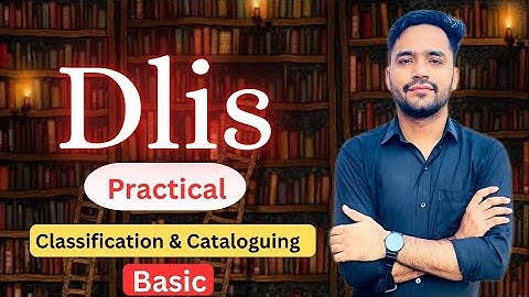 Dlis Classification & Cataloguing Practical Basic Class | Library Science | Dlis Vmou |