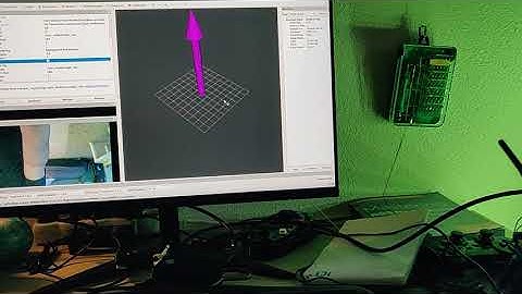 ROSCar: IMU test using RTIMULib and ROS Rviz