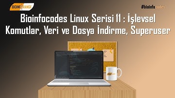 Bioinfocodes Linux Serisi - 11 : İşlevsel Komutlar, Veri ve Dosya İndirme, Superuser