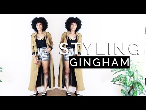 How to Style GINGHAM || LOOKBOOK