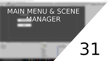 [UNITY 5] [31] Beginner Tutorial: Horror-Game - Main Menu & Scene Manager