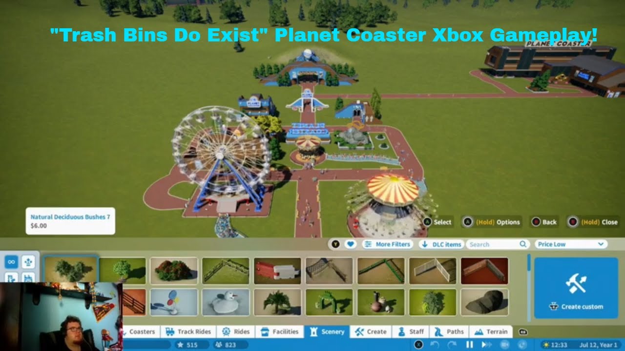 "Trash Bin Do Exist" Coaster Xbox Gameplay! YouTube
