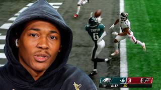 Famous DeVonta Smith Reacts to His FIRST NFL Game Profile
