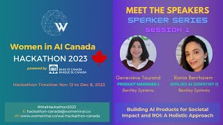 [WaiHackathon Canada 2023] Technical Workshop 1: Building AI Products for Societal Impact and ROE