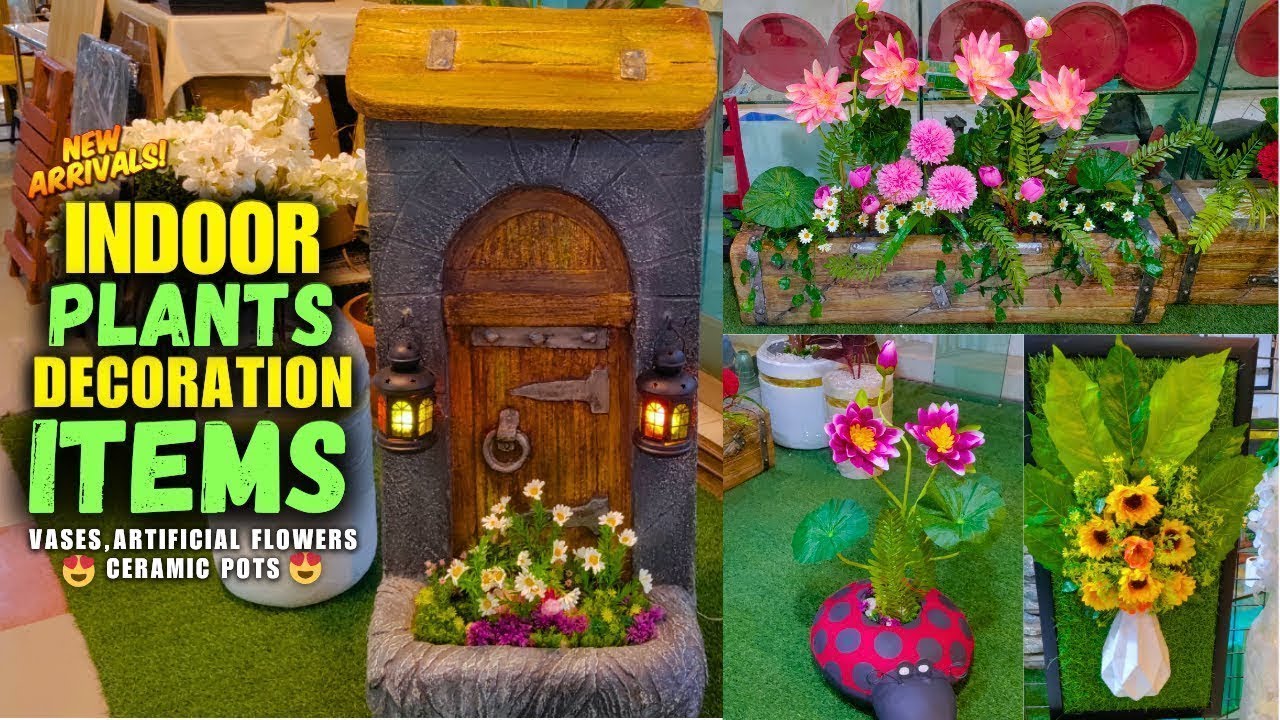 Home Decoration Pieces Artificial Plants For Home Decor Antique