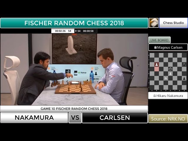 Magnus Carlsen Defeats Hikaru Nakamura in Fischer Random Match