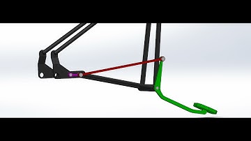 Chainless Bicycle - Four-Bar Linkage