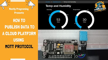 How to publish data to the cloud using MQTT protocol | Adafruit IO | DHT11 Sensor