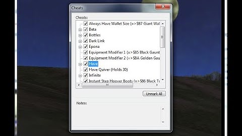what happens if you turn on every cheat code in zelda ocarina of time? (project 64)