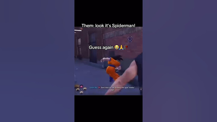 Oh it's spiderma- wait IS THAT GOKU?! #dragonball #dragonballz #shorts #memes