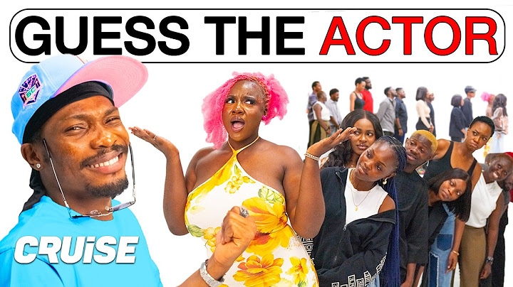 GUESS THE ACTOR ft Mike Afolarin, Ibrahim Suleman & Nora Awolowo