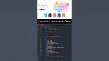 Landing Page with HTML, CSS, and JavaScript #shorts
