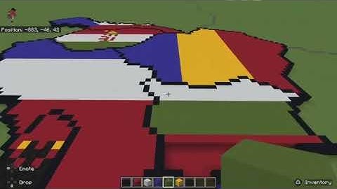 Minecraft WW2 Flag Map Tutorials (Part 3-The Balkans)