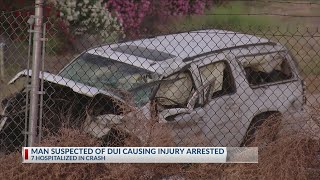 Man suspected of DUI causing injury arrested
