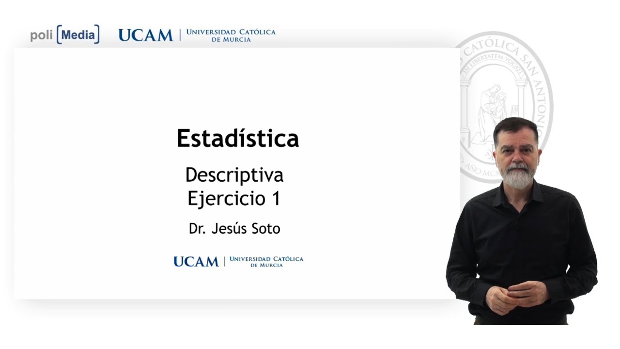Estadística - Descriptiva. Ej.1 - Jesús Soto - YouTube