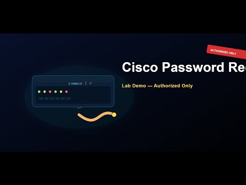 How To do Password Recovery in Cisco with Lab Demo & Explanation