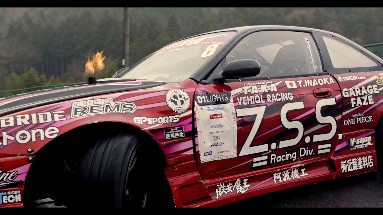 D1ドライバー 稲岡拓也選手 練習機による練習 車載映像