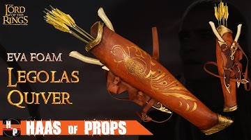 How to Make an EVA Foam Legolas Quiver | LOTR Lothlorien Quiver Cosplay Larping | Lord of the Rings