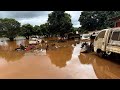 President Cyril Ramaphosa visits Mpumalanga Province to assess areas affected by the floods.