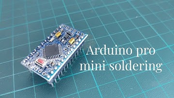 Soldering #1: Arduino pro mini  header pin soldering