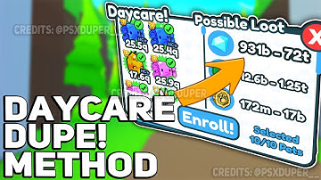 NEW OP DAYCARE DUPE SCRIPT ON PET SIMULATOR X! 🚀Yeet a Pet Update🔥100% SAFE! | DAYCARE GLITCH!