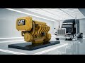 Inside the Beast: CAT C15 Engine Roaring in a Peterbilt 389!