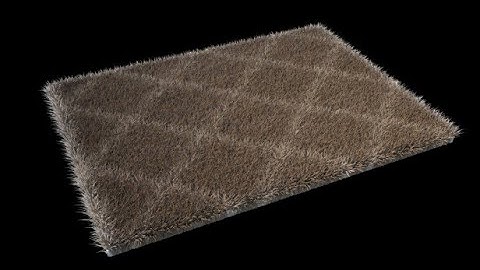 How to use VRAY FUR  Tutorial || Realistic Carpet in SketchUp  #sketchuptutorial